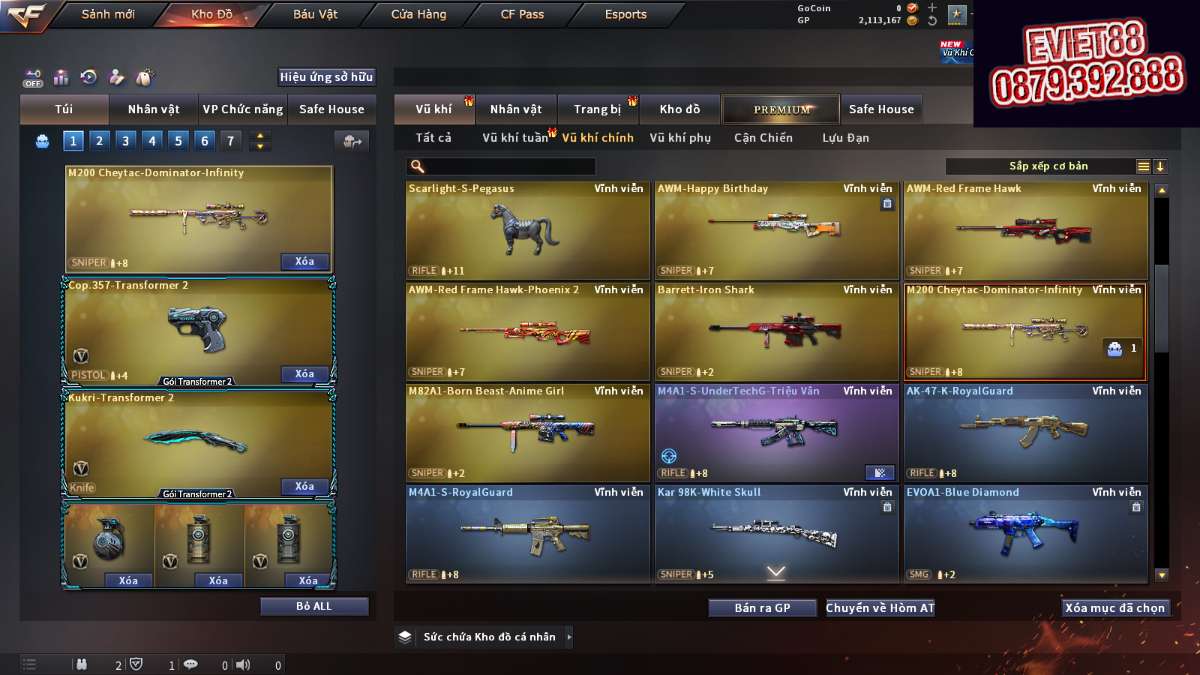 shop acc cf uy tin gia re